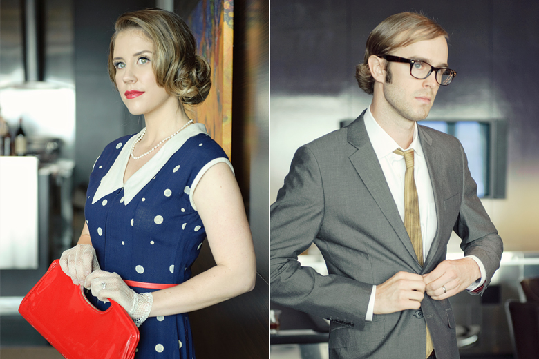 Mad Men Styled Photo Shoot by Allie Siarto, Lansing wedding photographer