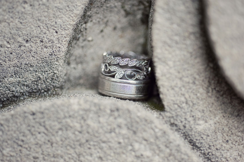 Architectural Artifacts wedding rings