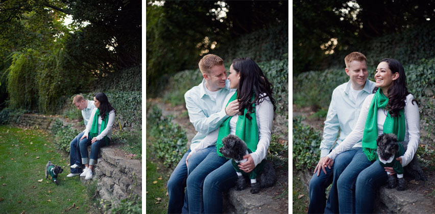 Rob and Lauren, Michigan state botanical gardens engagement session