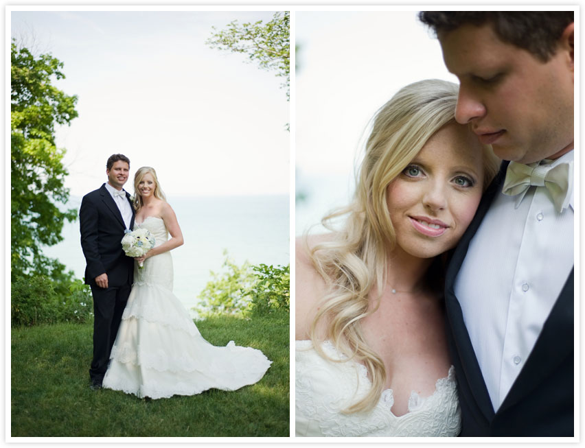 Lake Michigan Chicago wedding portraits