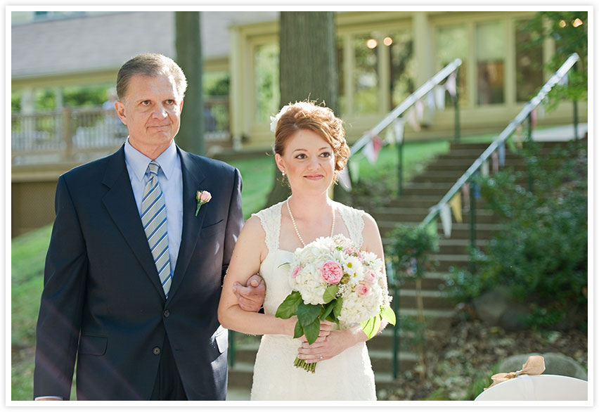 walking down the aisle from east lansing wedding photographers