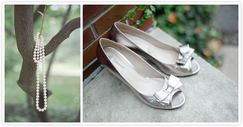 wedding jewelry and shoes at msu chapel