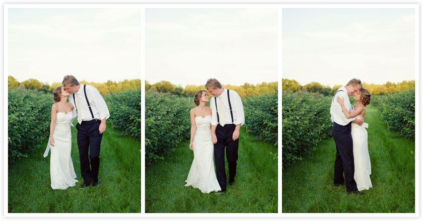 orchard wedding portraits