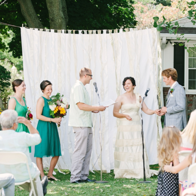 Maddy+Ben: East Lansing Backyard Wedding