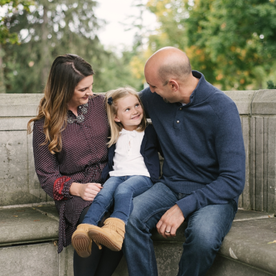 Jessica, Amin and Nadine: Family Photos on Michigan State’s North Campus