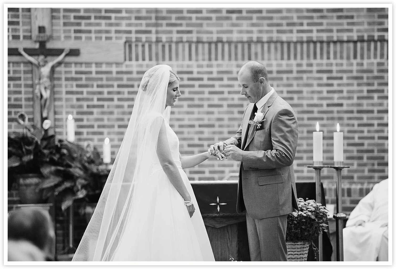 St. Jude Catholic Church wedding photos, DeWitt, Michigan