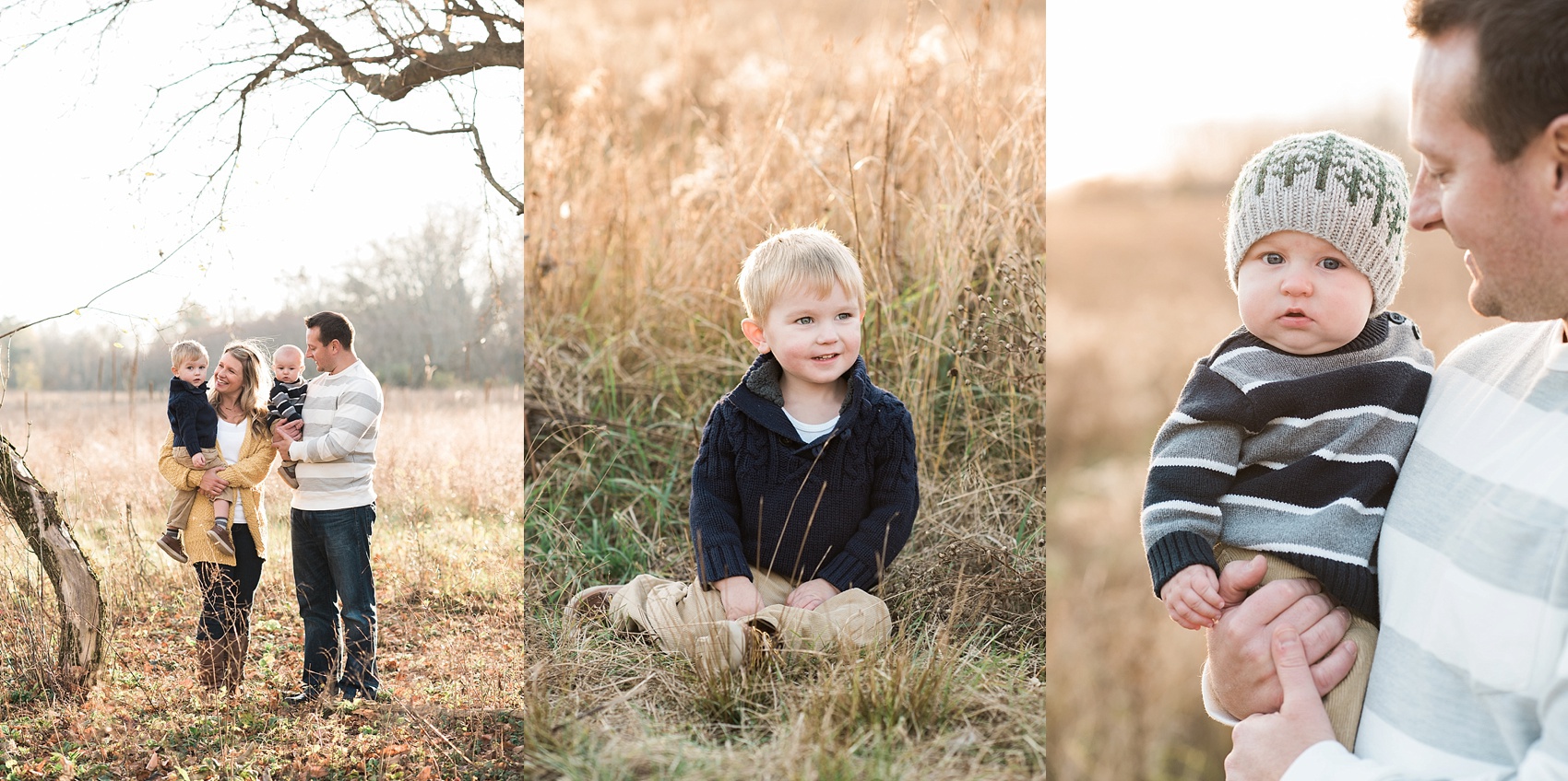 fall family photos at Fenner Nature Center in Lansing, MI