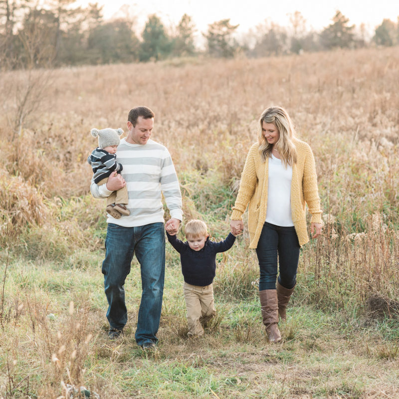 Fall Family Photos at Fenner Nature Center
