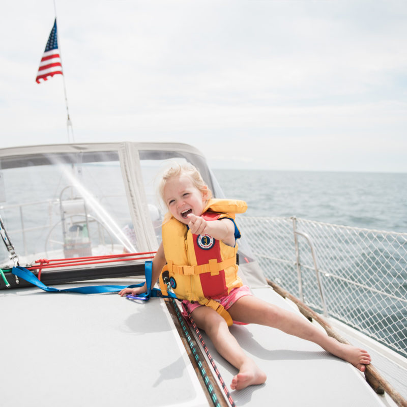 Our First Sail on Lake Michigan With Kids