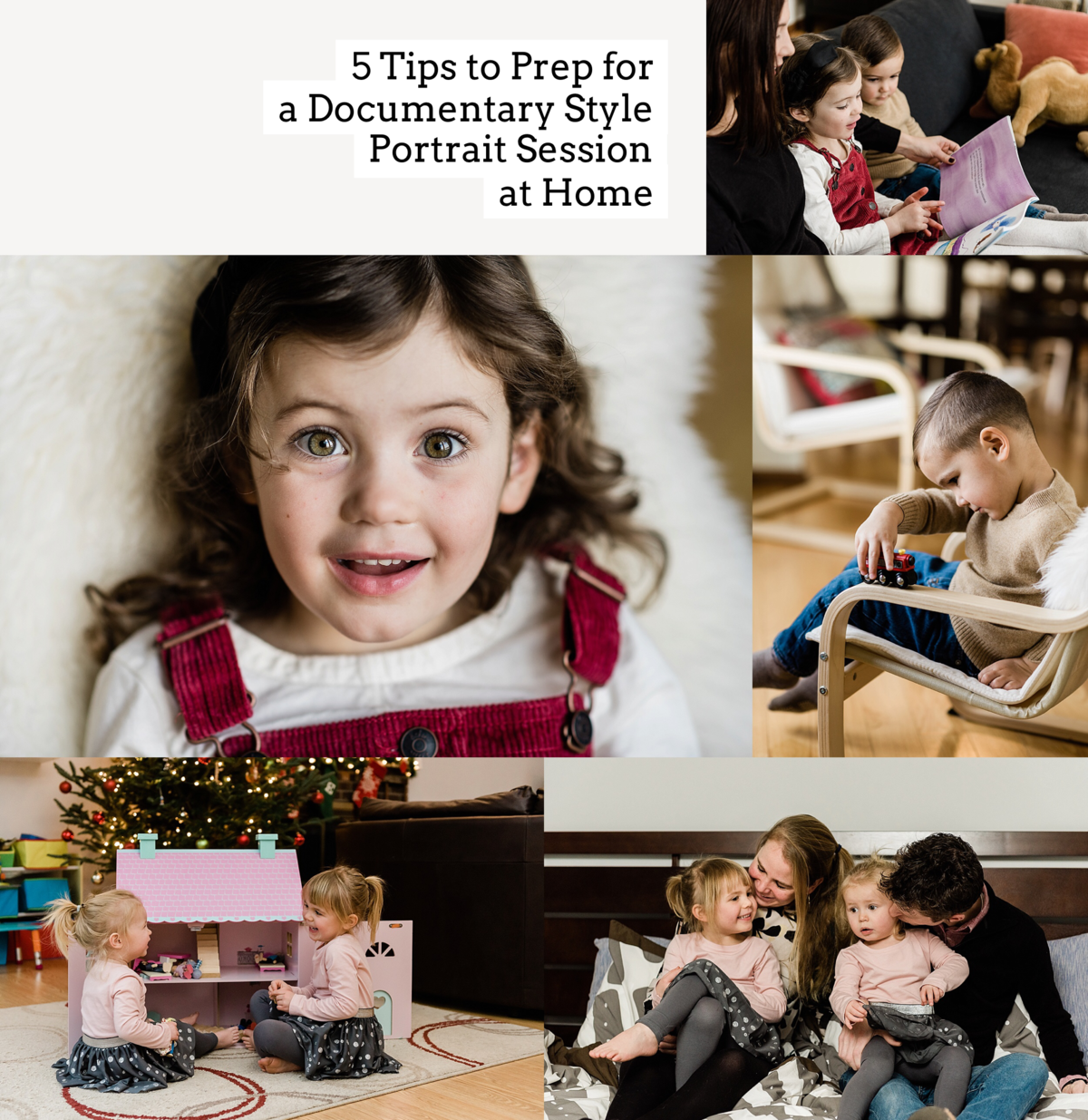 five tips to prepare for a documentary style photo session at home in Lansing, Michigan
