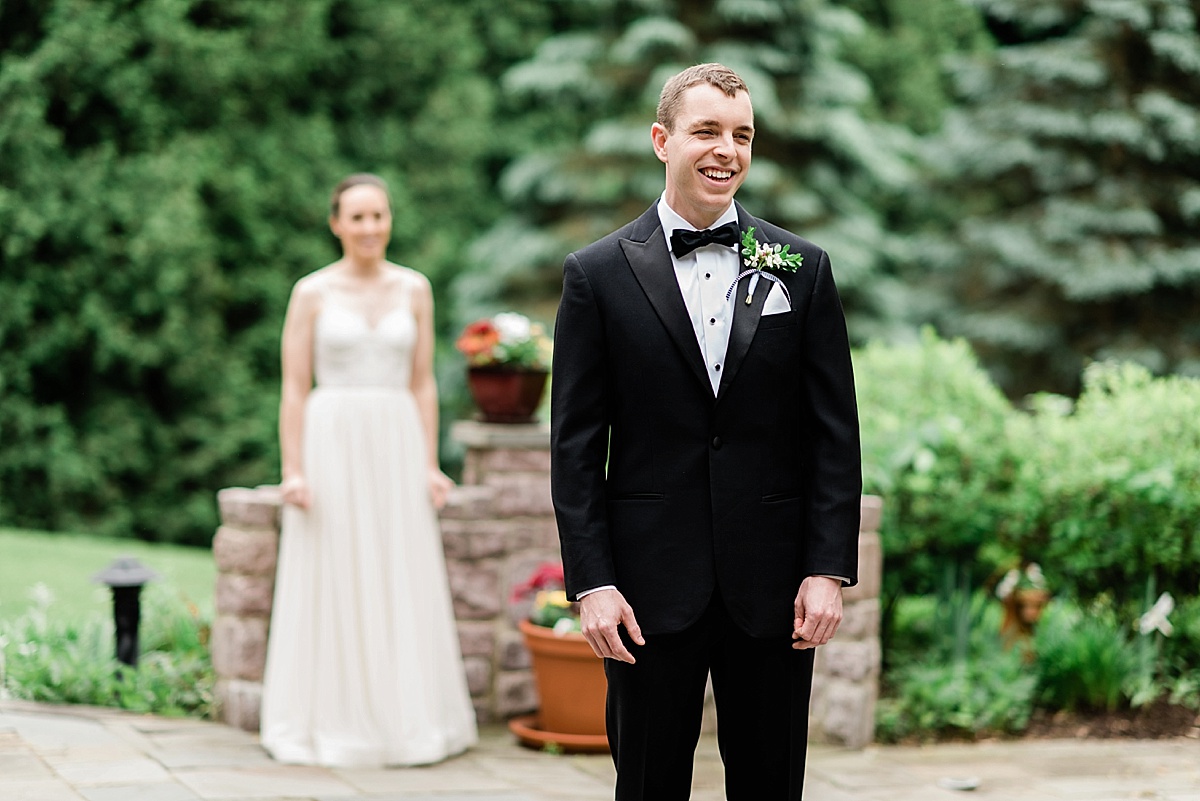Ann Arbor wedding photographers - first look