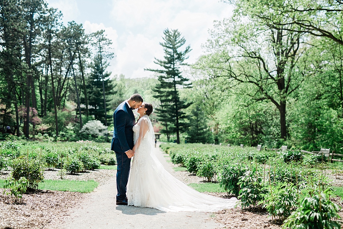 wedding photos at Nichols arboretum