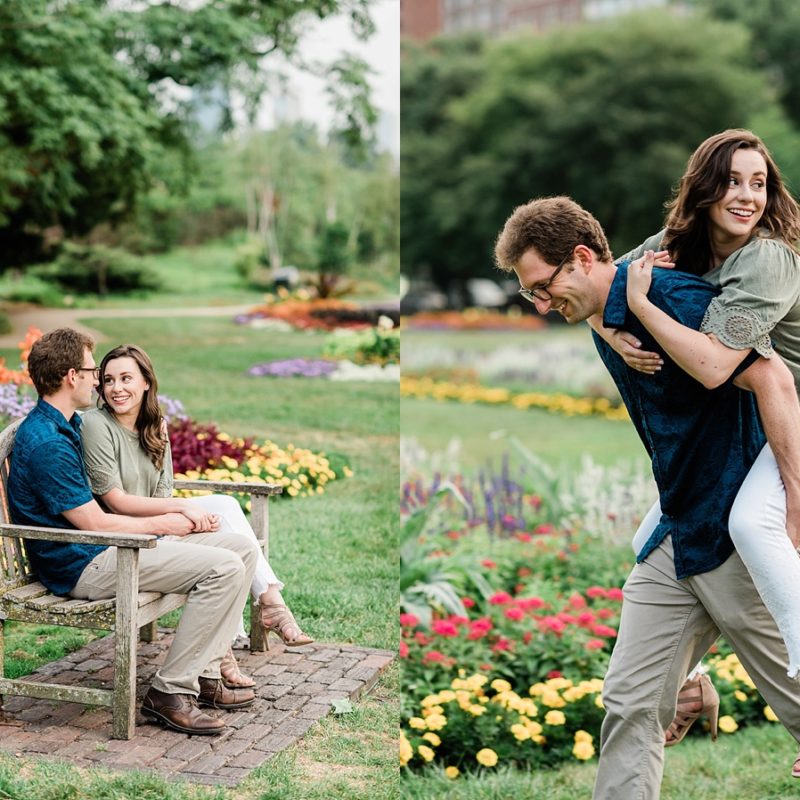 An Engagement Session at the Alfred Caldwell Lily Pool and Lincoln Park Conservatory