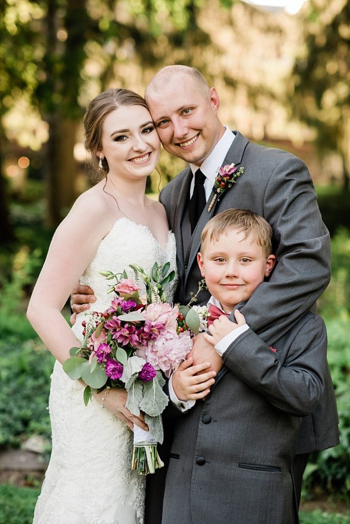 Family photos at The English Inn, by Allie & Co. Lansing wedding photography