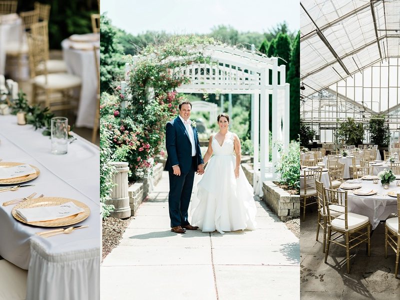 A Summer Wedding at the Michigan State University Horticulture Gardens