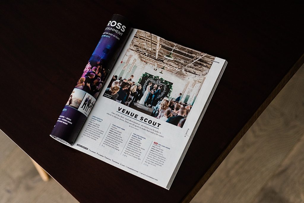 Allie Siarto Photography featured in The Knot Michigan print magazine