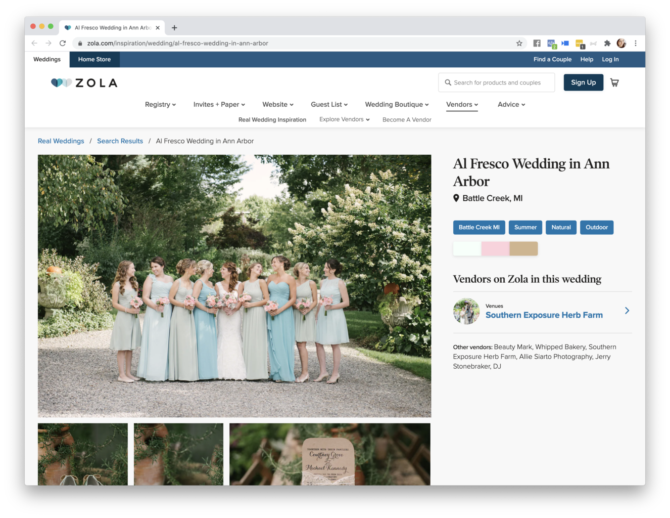 Featured Southern Exposure Wedding photos