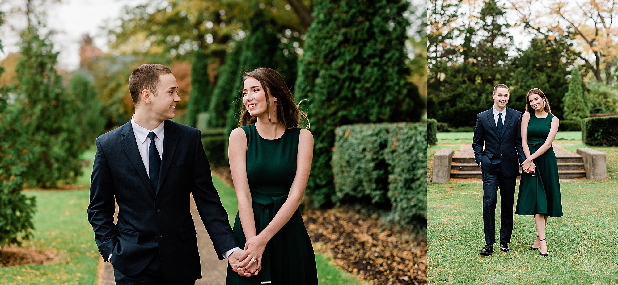 Dressy engagement photos in the Lansing area by Allie Siarto Photography, East Lansing and Pentwater, Michigan wedding and engagement photographers