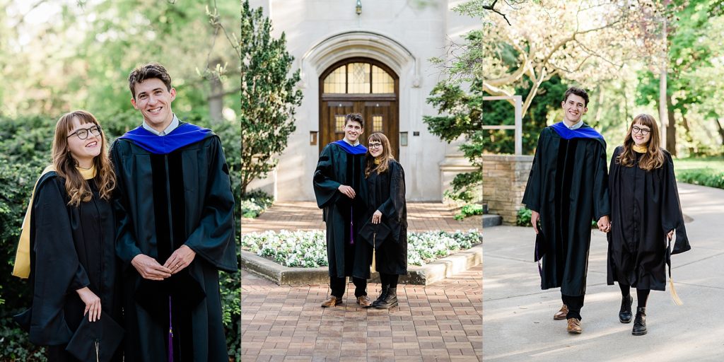 Michigan State Senior Graduation Pictures on MSU's north campus and by Beaumont Tower