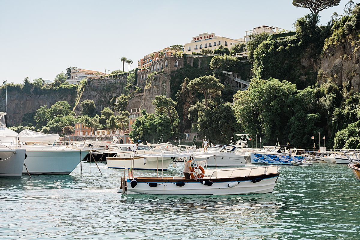 Michigan branding photographer in Rome - Sorrento from the water