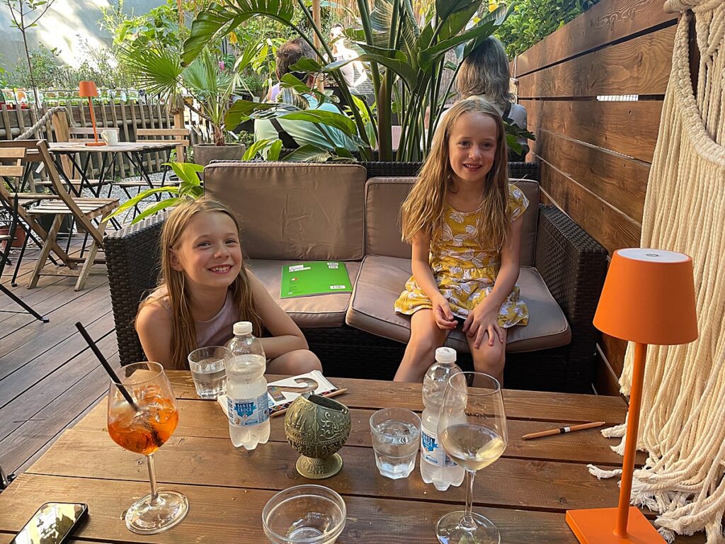 Apertivo time with kids