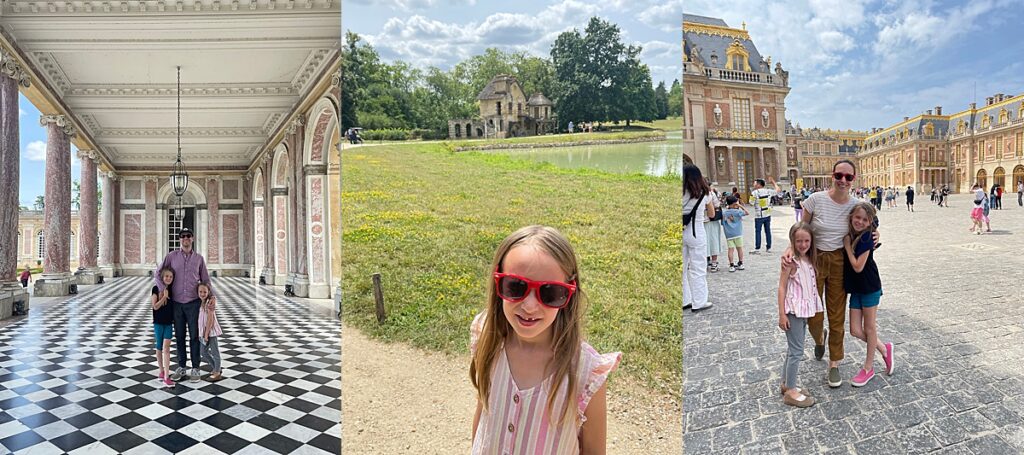 Visiting Versailles, France with kids