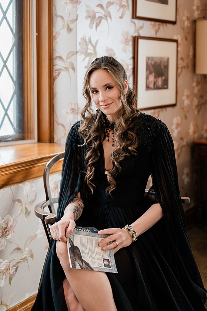 Creative business headshots: Audio book narrator headshot by Allie Siarto Photography, headshot and portrait photographer out of East Lansing, Michigan